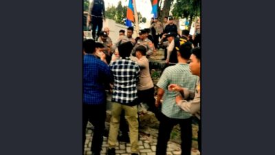 Polisi Dinilai Brutal Saat Amankan Demo Mahasiswa Lampung Total Perppu Cipta Kerja