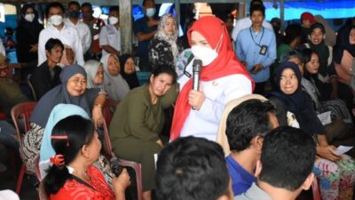 Walikota Eva Dwiana Janji Bangun Dermaga dan Tempat Pelelangan Ikan di Gudang Lelang Bumi Waras