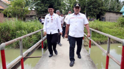 Wujudkan Harapan Warga Kecamatan Ketapang, Nanang Bakal Lebarkan Jembatan Parit 9 Desa Berundung