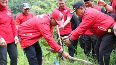 Ketua DPRD Lampung Hadiri Penghijauan di Bendungan Batutegi