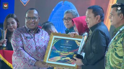 Realisasi APBD 2022 Tertinggi se-Indonesia, Gubernur Lampung Terima Penghargaan Kemendagri