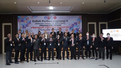 Rektor Unila Buka Kuliah Perdana Angkatan X Pogram Studi Program Profesi Insinyur
