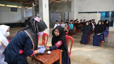 Jelang Ramadan, Santri Dukung Ganjar Gelar Festival Lomba hingga Cek Kesehatan di Ponpes Lampung Utara