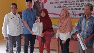 Veri Agusli Lakukan Reses di Panaragan Jaya Tulangbawang Barat