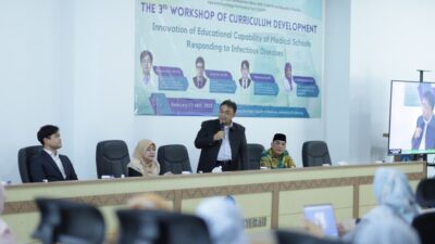 FK Unila dan Tim RSPTN menggelar Workshop Curriculum Development “Innovation of Educational Capability of Medical Schools Responding to Infectious Diseases”