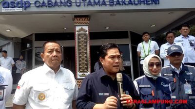 Tinjau Arus Mudik di Pelabuhan Bakauheni, Erick Thohir akan Tambah Terminal dan Penginapan