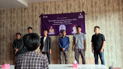 Ganjar Milenial Adakan Sharing Session Bareng Mahasiswa di Lampung Barat, Bahas Pemimpin 2024