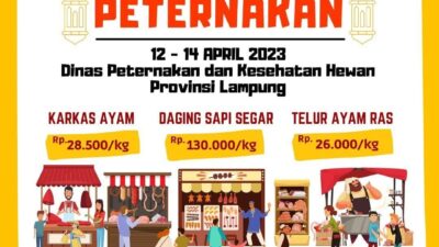 Jelang Lebaran, Diskeswan Lampung Gelar Bazar Murah