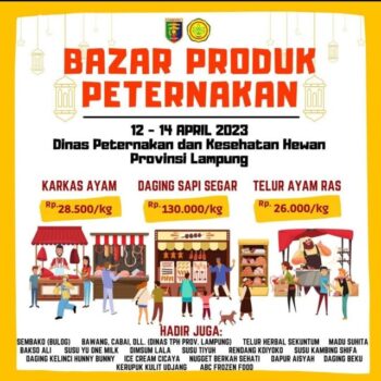 Jelang Lebaran, Diskeswan Lampung Gelar Bazar Murah