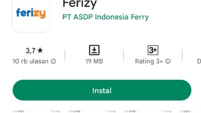 Berikut Cara Memesan Tiket Penyeberangan Melalui Aplikasi Ferizy