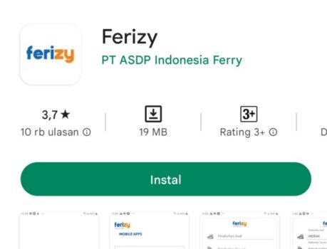 Berikut Cara Memesan Tiket Penyeberangan Melalui Aplikasi Ferizy