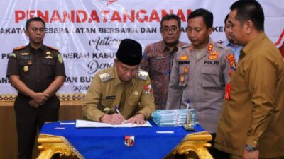 Pemkab Lampung Utara dan Instansi Vertikal BUMN Teken MoU Pembentukan Mal Pelayanan Publik