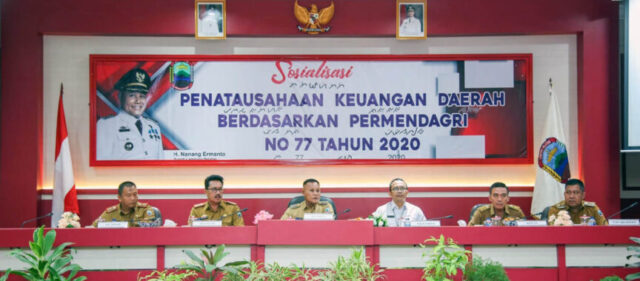 Pemkab Lampung Selatan Gelar Sosialisasi Permendagri Nomor 77 Tahun 2020