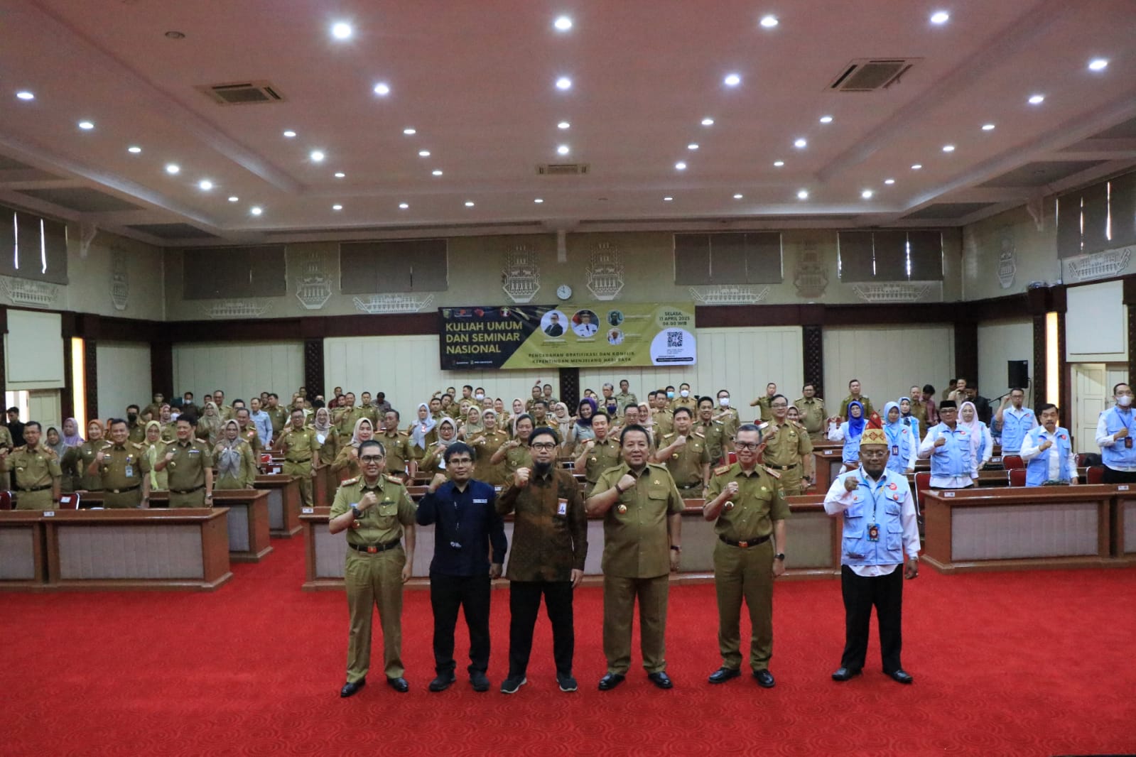 Gubernur Lampung Buka Kuliah Umum dan Seminar Nasional Pencegahan Gratifikasi