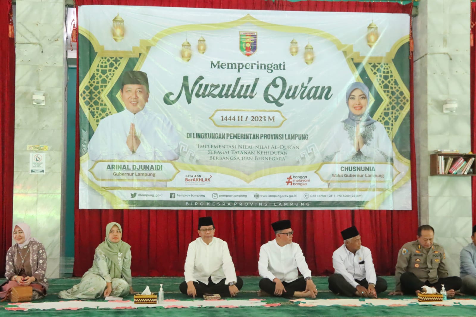 Pemprov Lampung Gelar Peringatan Nuzulul Quran 1444 H