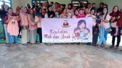 Mak Ganjar Peduli Kesehatan, Gelar Posyandu di Lampung Timur