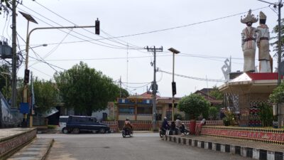 Lampu Lalu Lintas Mati Total, Jalan Jenderal Sudirman Lampung Utara Rawan Kecelakaan