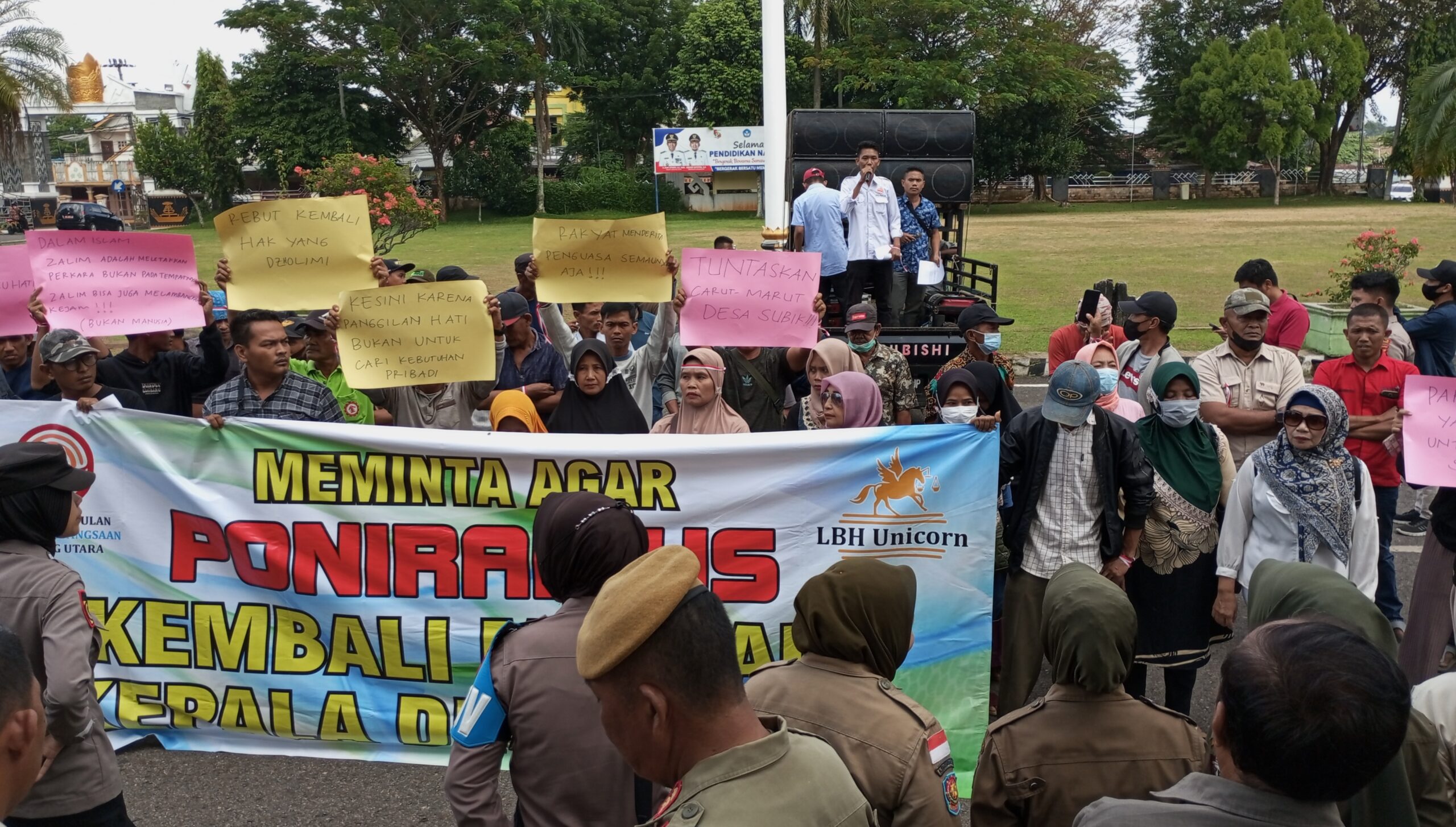 PGK Lampung Utara Desak Pemkab Berhentikan Kepala Desa Subik dari Jabatannya