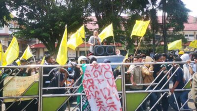 Aktivis PMII Tuntut Pemkot Bandarlampung Tutup BTS di Kecamatan Sukabumi
