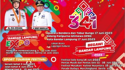 Masyarakat Diajak Sukseskan HUT ke-341 Kota Bandarlampung