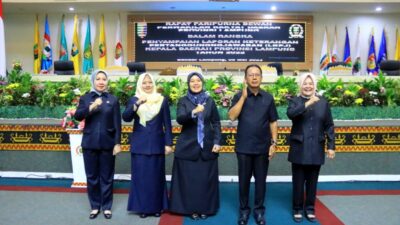 Wagub Chusnunia Mengikuti Rapat Paripurna DPRD Pembicaraan Tingkat 1 Penyampaian LKPJ