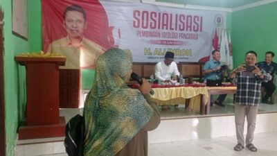 Pembinaan Ideologi Pancasila di Desa Braja Indah, Ali Imron Ingatkan Pengamalan Pancasila