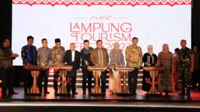 Gubernur Arinal Semangati 45 Finalis HIPMI Lampung Tourism Putri Indonesia 2023