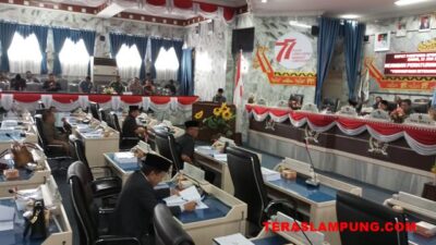 Tidak Kuorum, DPRD Lampung Utara Tetap Gelar Sidang Paripurna LKPj APBD 2022