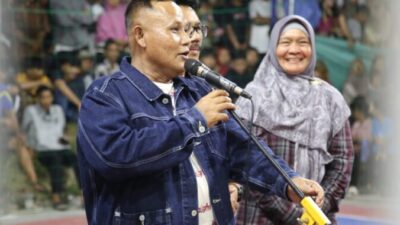 Bupati Nanang Ermanto Hadiri Penutupan Turnamen Voli Camat Cup 2023 di Palas