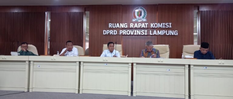 Komisi I DPRD Lampung Minta Perda tentang Distribusi Gabah Ditegakkan