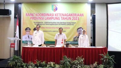 Pemprov Lampung Gelar Rakor dan Konsolidasi Arah Kebijakan Ketenagakerjaan 2024