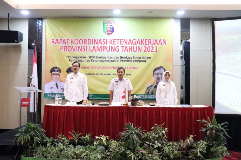 Pemprov Lampung Gelar Rakor dan Konsolidasi Arah Kebijakan Ketenagakerjaan 2024
