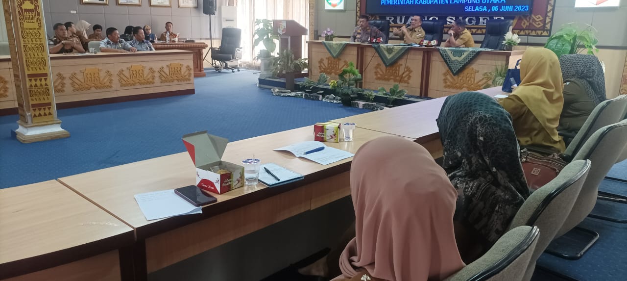Pemkab Lampura Gelar Rakor Persiapan HUT ke-77 Lampung Utara