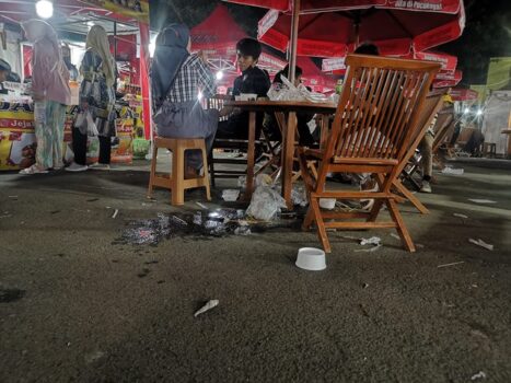 Sampah Berserakan di Arena Begawi dan Bandarlampung Expo 2023