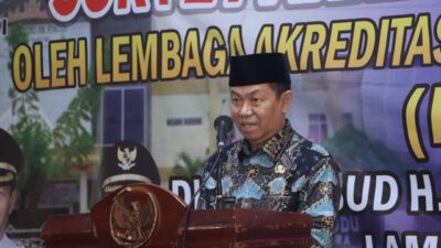 Bupati Budi Utomo Hadiri Survei Akreditasi RSUD Ryacudu Kotabumi