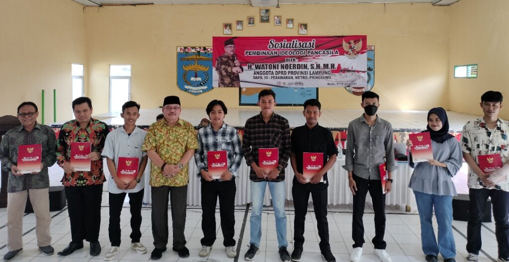 Watoni Noerdin Sosialisasikan Ideologi Pancasila di Kota Metro