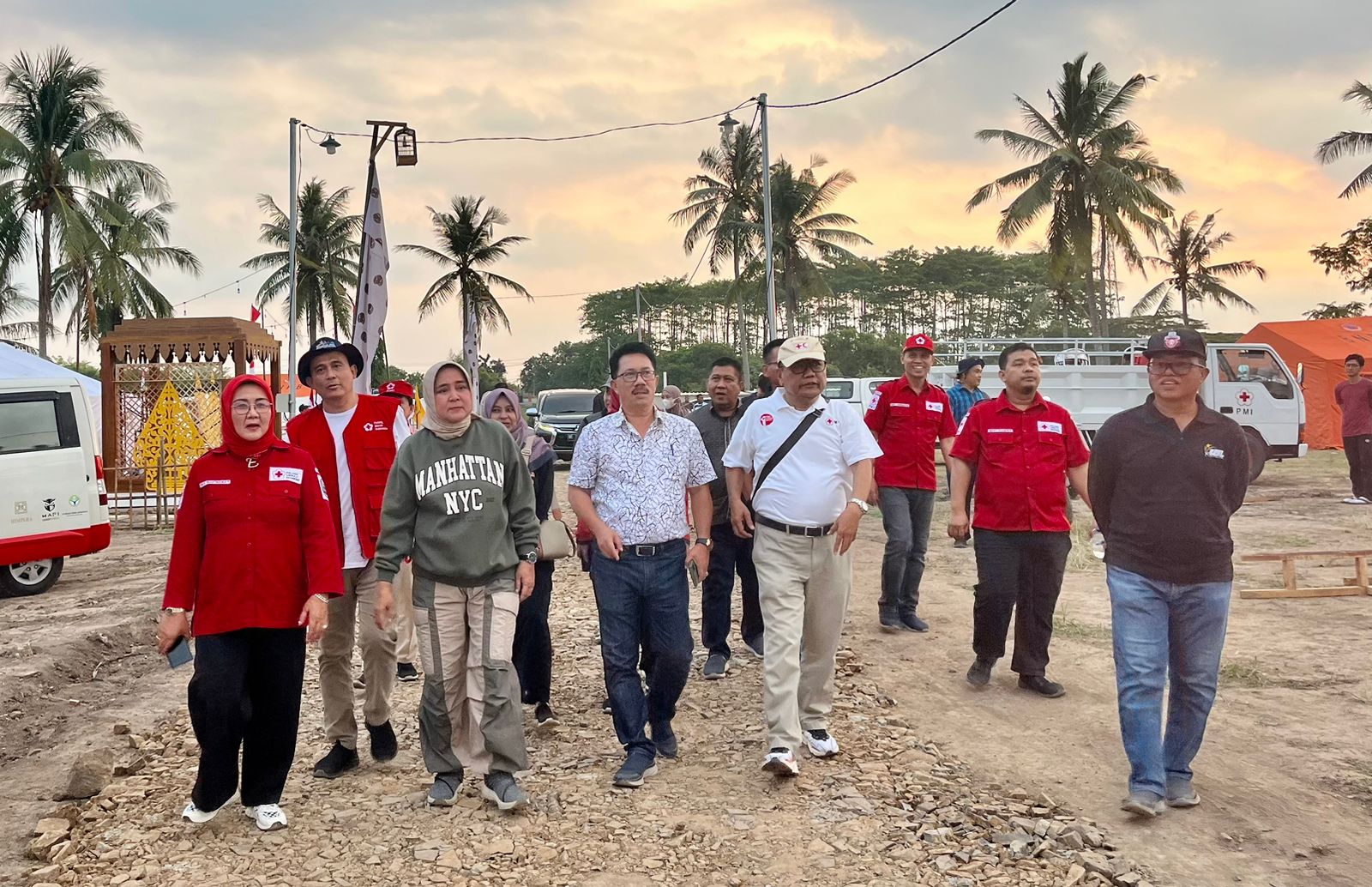 Riana Sari Arinal Tinjau Lokasi Persiapan Pelaksanaan Jumbara PMR Tingkat Nasional IX