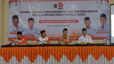 PKS Berpotensi Usung Kader sebagai Cakada Di Lima Kabupten/Kota di Lampung