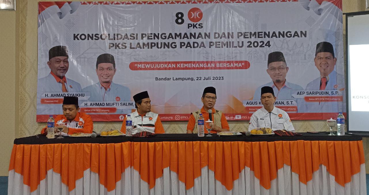 PKS Berpotensi Usung Kader sebagai Cakada Di Lima Kabupten/Kota di Lampung