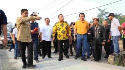 Gubernur Lampung Tinjau Rehabilitasi Jalan Provinsi di Tubaba dan Way Kanan