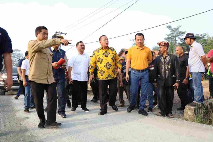 Gubernur Lampung Tinjau Rehabilitasi Jalan Provinsi di Tubaba dan Way Kanan