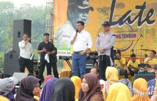 Bupati Musa Ahmad Hadiri Acara Jalan Sehat