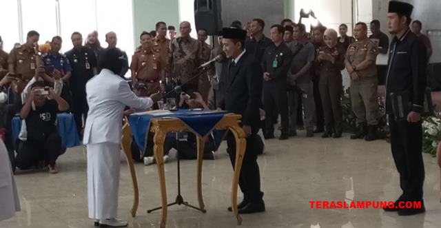 Puluhan Kepala Desa Dilantik, Ini Pesan Wabup Lampung Utara