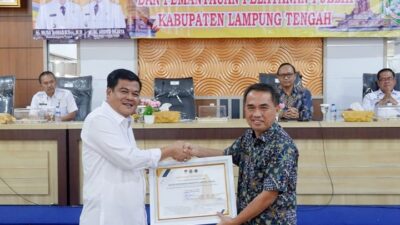 Bupati Lamteng Hadiri Rakor Program Pemberantasan Korupsi