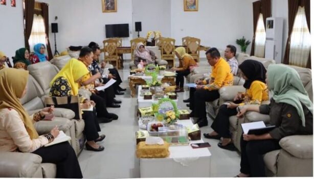 Ketua TP PKK Lamteng Pimpin Rapat Pemantapan Pencanangan Kabupaten Literasi