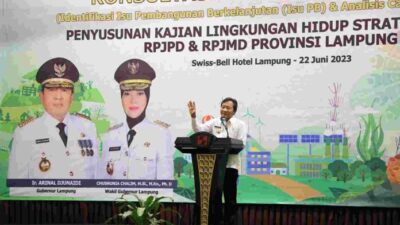 Pemprov Lampung Gelar Konsultasi Publik I Penyusunan Kajian Lingkungan Hidup Strategis RPJPD dan RPJMD