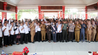 Pemkab Lamsel Gelar Deklarasi Damai Pilkades Serentak 2023