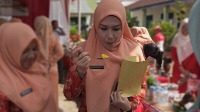Meriahkan HUT ke-78 RI, Dharma Wanita Persatuan Lampung Utara Gelar Perlombaan