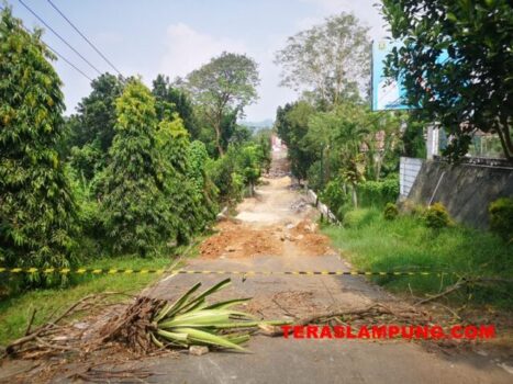 Sebulan Jalan Pertiwi Ditutup, Ini Penjelasan Plt Kadis PU Bandarlampung