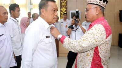 Bupati Budi Utomo Hadiri Pengukuhan Pengurus Perhiptani Lampung Utara 2023-2028